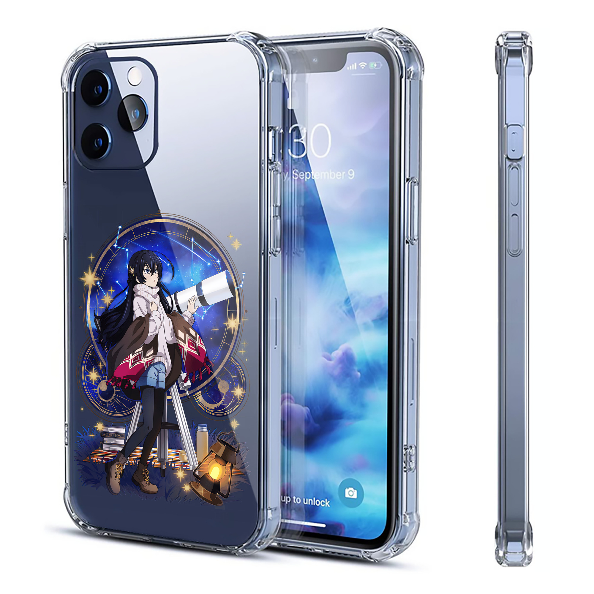 （画像用） 文豪ストレイドッグス Bungo Stray Dogs 【iPhone 12シリーズ対応】透明スマホケース（クリアソフトケース）